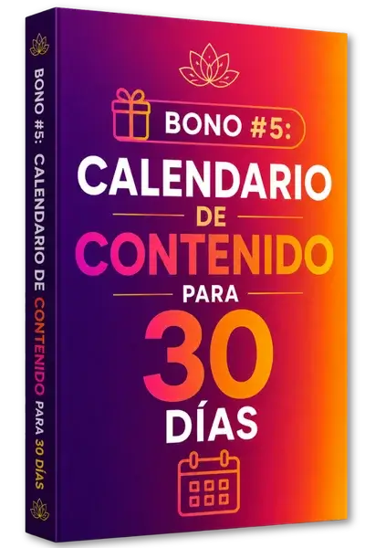Bono 5 — Calendario de Contenido para 30 Días