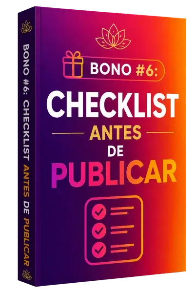 Bono 6 — Checklist Antes de Publicar