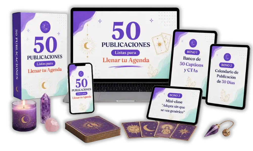 50 Publicaciones Listas para Llenar tu Agenda — oferta completa