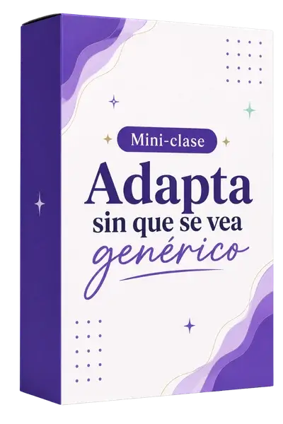Bono 3 — Mini-clase Adapta sin que se vea genérico