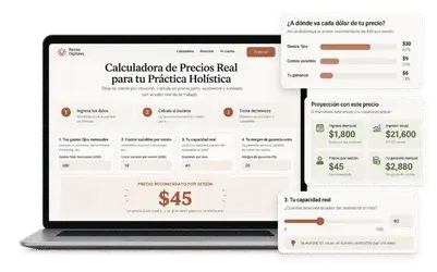 Calculadora de Precios para Sesiones Holísticas