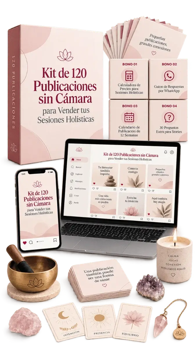 Kit de 120 Publicaciones sin Cámara
