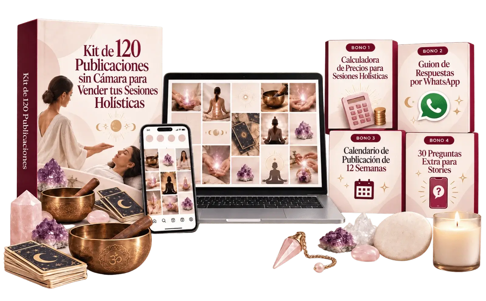Kit de 120 Publicaciones + los 4 bonos incluidos